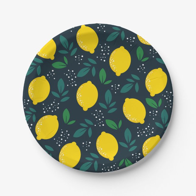 Plato De Papel Limón (Anverso)