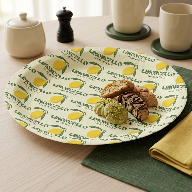 Plato De Papel Limoncello (Subido por el creador)