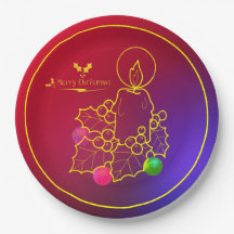 Línea de la Vela de la Vela Holly dibujando rojo y