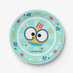 Plato De Papel Lingokids Party Paper Plates with Billy