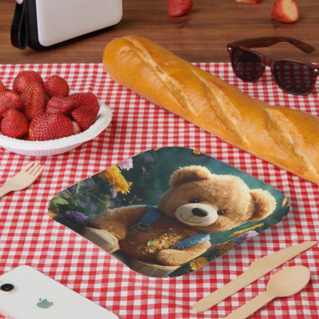 Plato De Papel liofilizado de papel (Picnic)