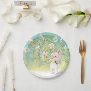 Plato De Papel Lirio en Blooming