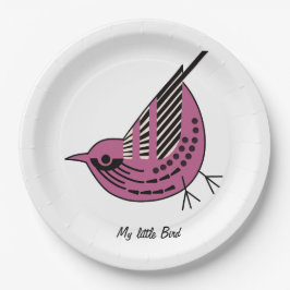 Plato De Papel Litte Birdy