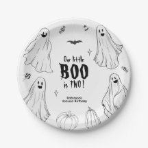 Little Boo Cumple Dos Halloween Segundo Cumpleaños
