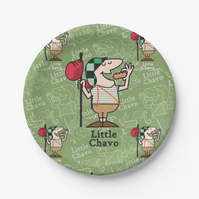 Plato De Papel Little Chavo (Anverso)