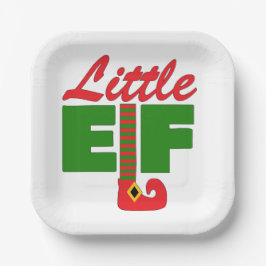 Plato De Papel Little Elf