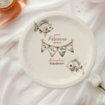Plato De Papel Little Fishman Fishing Baby Shower<br><div class="desc">Sirva sus dulces de ducha de bebé con estilo con nuestras placas de papel Baby Shower de pescador. Estos adorables platos le aportan funcionalidad y encanto a su celebración, complementando perfectamente su decoración temática de pesca. Características: Diseño: Presenta un delicioso tema de pesca con elementos inspirados en acuarelas como barras...</div>