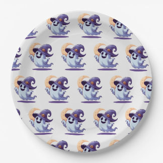 Plato De Papel little ghost wandering through the night