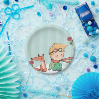 Plato De Papel Little Prince Paper Birthday Plates