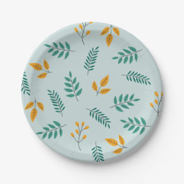 Plato De Papel Little Pumpkin Otoño Fall Cumpleaños