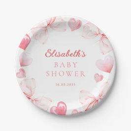 Plato De Papel Little Sweetheart Baby Shower