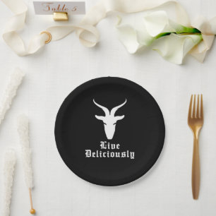 Plato De Papel Live Delicious