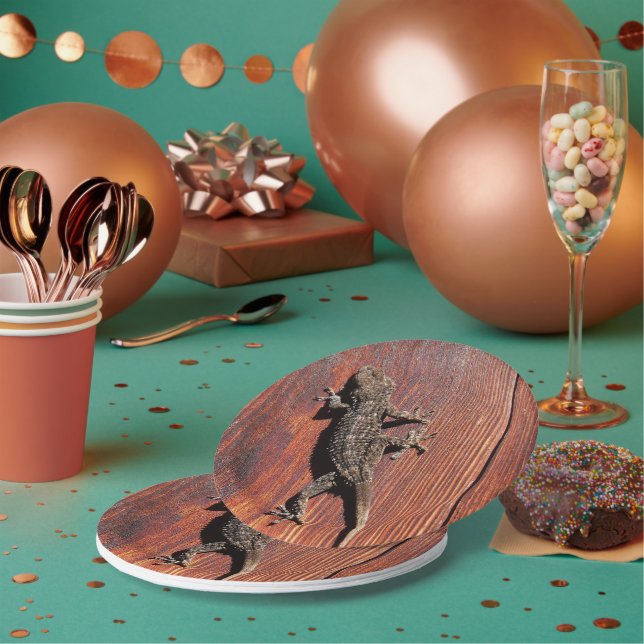 Plato De Papel Lizard (Multi)