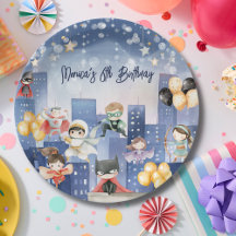 Llamando a todos los superhéroes cumpleaños