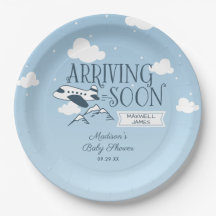 Llegando pronto a la invitación de Baby Shower del