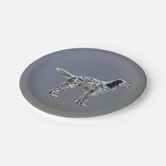 Plato De Papel LLewellin Setter (Angular)