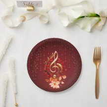 Lluvia de oro con hojas rojas.