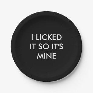 PLATO DE PAPEL LO LLAMÉ ASÍ QUE ES MÍO.