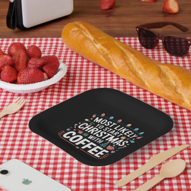 Plato De Papel Lo Más Probable Es Que Empiecen Navidades Con Fami (Picnic)