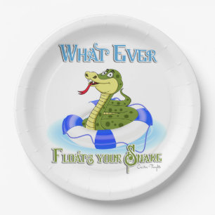 Plato De Papel Lo que sea que flote tu serpiente