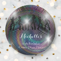 Locura retro cumpleaños disco psicodélico