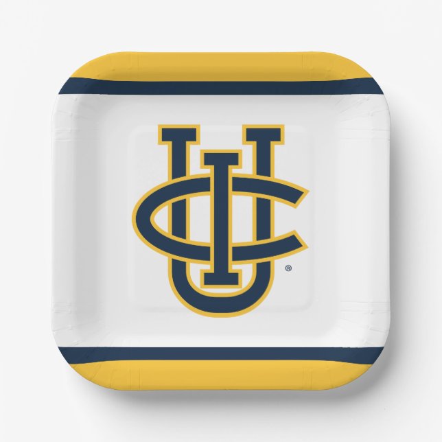 Plato De Papel Logo de Irvine University of California (Anverso)