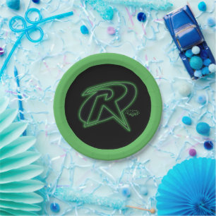 Plato De Papel Logo de los Caballeros de Gotham