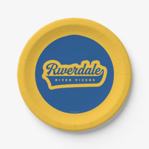 Plato De Papel Logo de Riverdale River Vixens