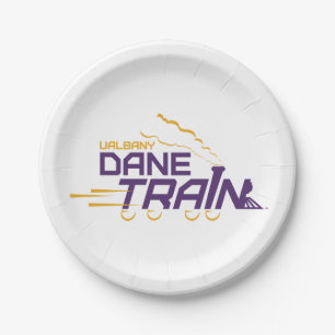 Plato De Papel Logo del Tren de Dane de la UAlbany