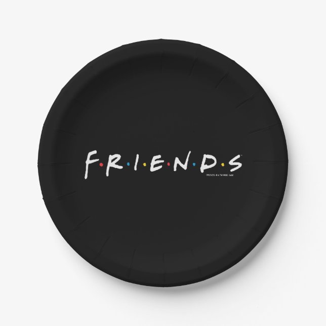 Plato De Papel Logotipo de FRIENDS™ (Anverso)