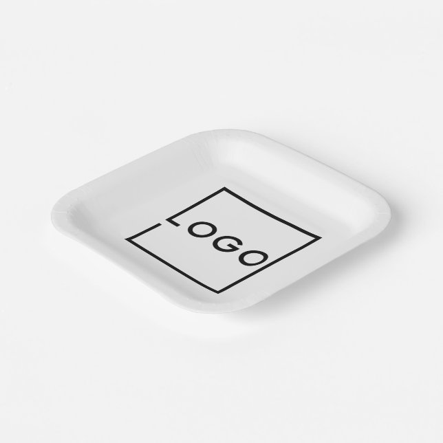 Plato De Papel Logotipo empresarial personalizado (Angular)