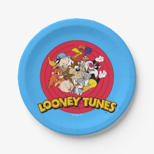 Plato De Papel Logotipo LOONEY del carácter de TUNES™