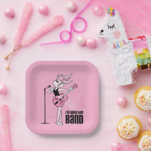 Plato De Papel Lola Bunny Estoy con la banda