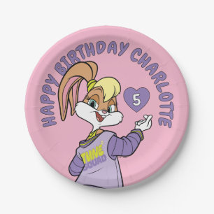 Plato De Papel Lola TUNE SQUAD™ Varsity Heart