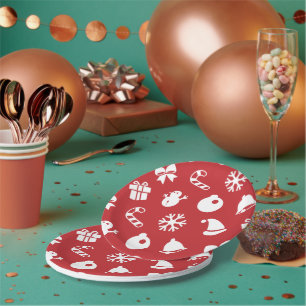 Plato De Papel Lolailo 12 Feliz Navidad/Feliz Navidad