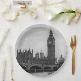 Plato De Papel Londres Inglaterra Reino Unido