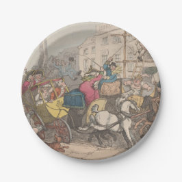 Plato De Papel Londres - Placas de papel redonda