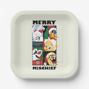 Plato De Papel LOONEY TUNES™ festividad travesía