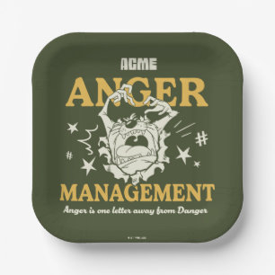 Plato De Papel LOONEY TUNES™  TAZ™ ACME Anger Management