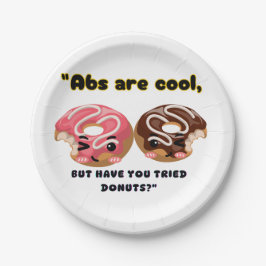 PLATO DE PAPEL LOS ABS SON GUAY PERO TIENEN QUE INTENTAR LAS DONU