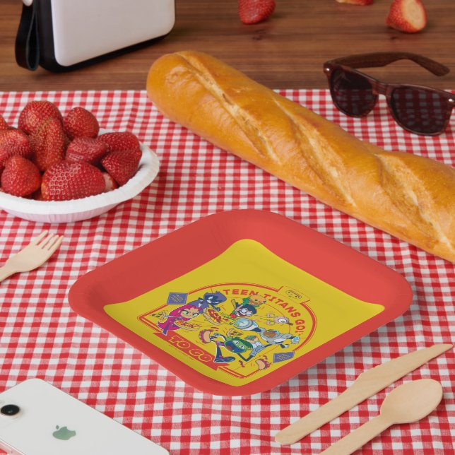 Plato De Papel ¡Los adolescentes se van! Ir (Picnic)