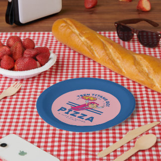 Plato De Papel ¡Los adolescentes se van! Starfire "Truth Justice