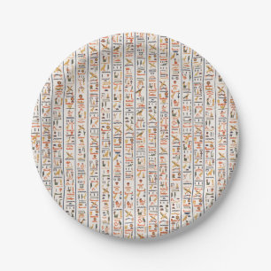 Plato De Papel los antiguos jeroglíficos de los jeroglíficos de