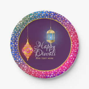 Plato De Papel Los farolillos de Bollywood Diwali paralizan la pe