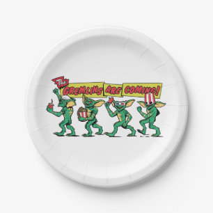Plato De Papel Los Gremlins™ Están Llegando