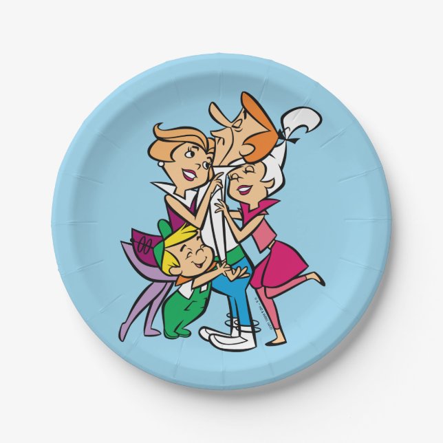 Plato De Papel Los Jetsons | Familia (Anverso)