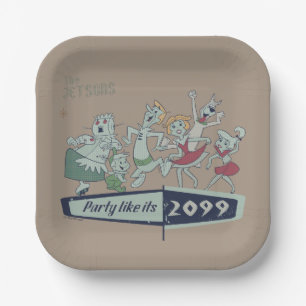 Plato De Papel Los Jetsons   Fiesta como si fuera 2099