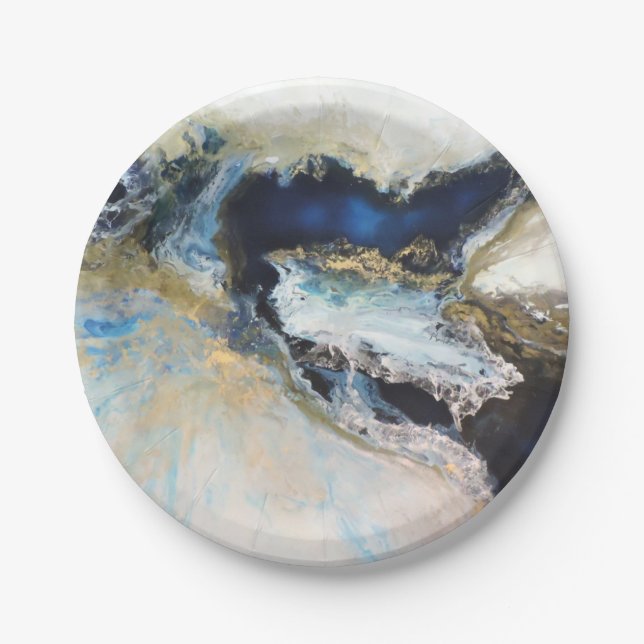 Plato De Papel Los Mares (Anverso)