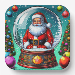 Plato De Papel ¡Los Navidades de Papá Noel tienen placas de papel