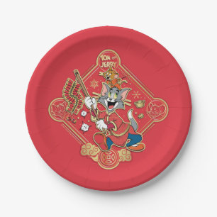 Plato De Papel Los petardos Tom y Jerry Lighting